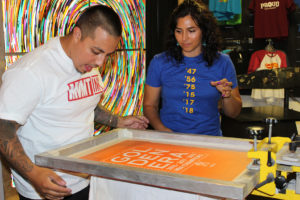 learn how to screen print oakland