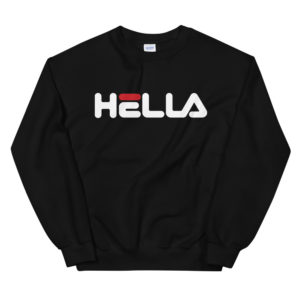 Hella Unisex Sweatshirt in Black